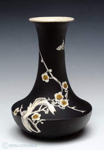 black vase