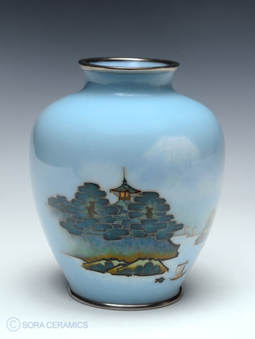 Cloisonne vase