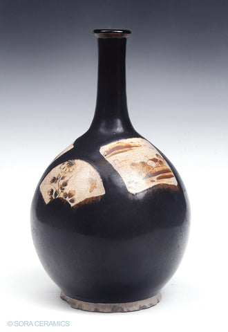 Seto brown vase